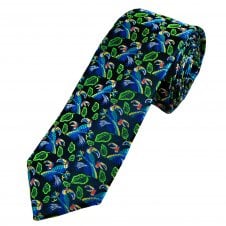 Luxury Colourful Toucan Design Men's Silk Tie