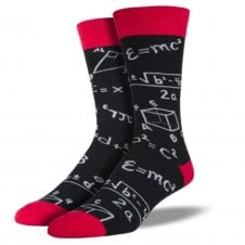 Maths Equations Inc. Einstein Theory of Relativity Black Luxury Women's  Socks