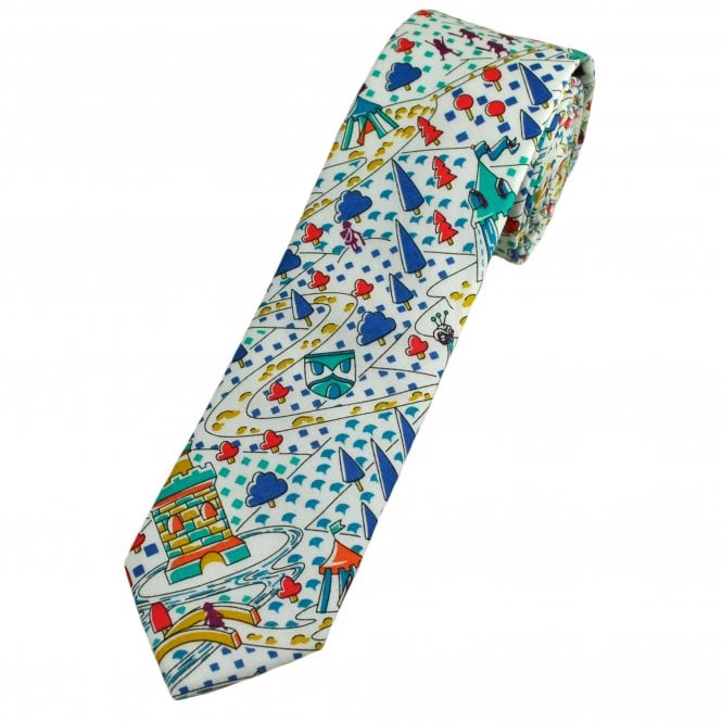 Medieval Knights & Castles Themed Boys Tie - Made with Liberty Fabric
