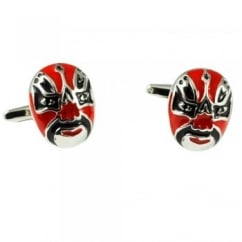 Mexican Wrestling Mask Novelty Cufflinks