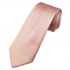Michaelis Plain Baby Pink Men's Silk Tie