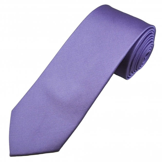 Michaelis Plain Lilac Men's Silk Tie