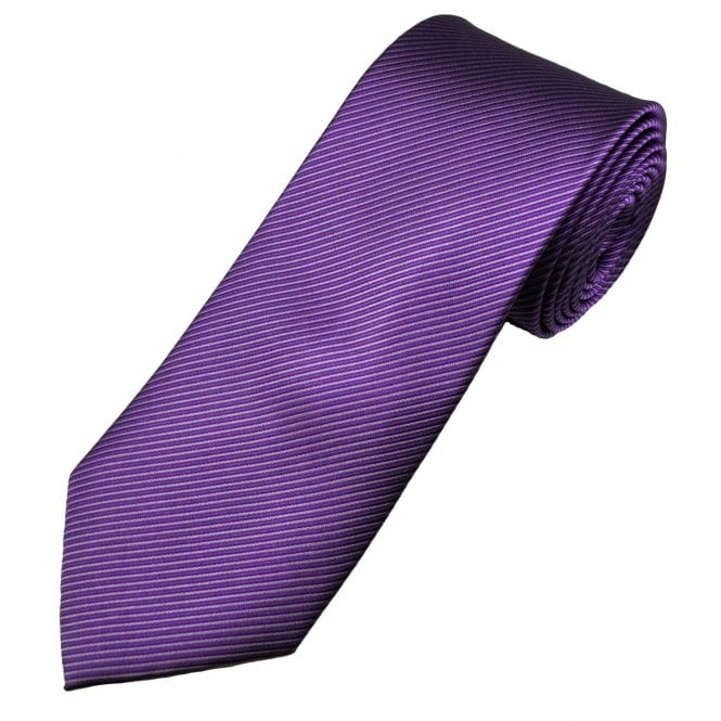 Michaelis Purple & Lilac Striped Men's Silk Tie