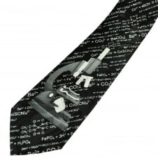 Microscope Chemistry Science Novelty Tie