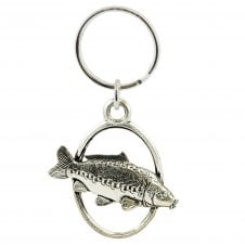 Mirror Carp English Pewter Keyring