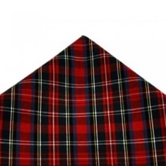 Modern Stewart Tartan Patterned Handkerchief by Van Buck