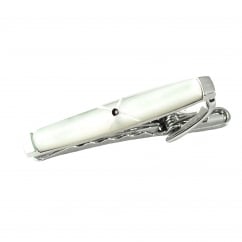 Mother of Pearl Skinny Tie Bar