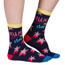 Mother's Day Gift Mum You're a Star Ladies Socks