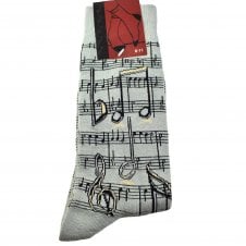 Music Notes Men's Novelty Socks