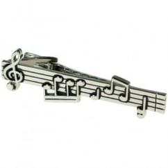 Music Notes Tie Bar
