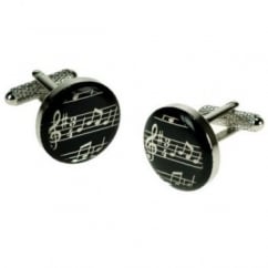 Musical Notes Novelty Cufflinks