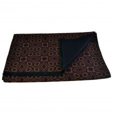 Navy Blue, Burgundy & Red Patterned Autumn Winter Luxury Soft Feel Scarf