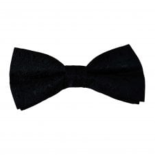 Navy Blue Paisley Pattern Men's Bow Tie