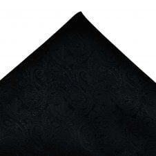 Navy Blue Paisley Pattern Pocket Square Handkerchief