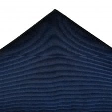Navy Blue Silk Pocket Square Handkerchief