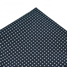 Navy Blue & Sky Blue Polka Dot Pocket Square Handkerchief