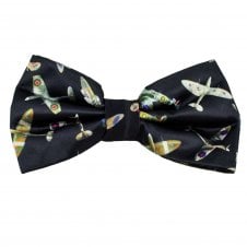 Navy Blue Spitfire Men's Bow Tie