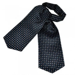 Navy, Blue, White & Pink Paisley Casual Day Cravat