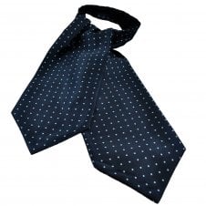 Navy & Sky Blue Polka Dot Day Cravat