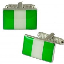 Nigeria Flag Novelty Cufflinks
