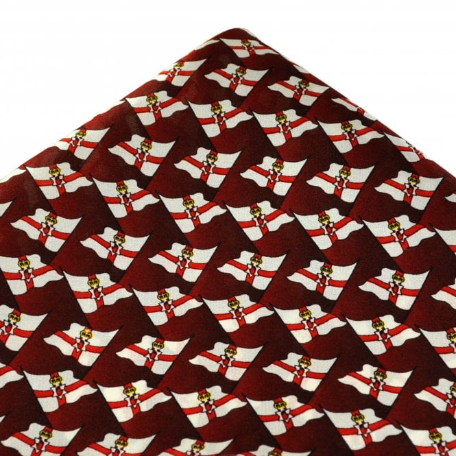 Northern Ireland Flag Silk Pocket Square Handkerchief