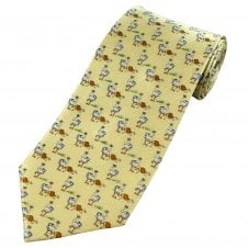 Ostriches Silk Men's Novelty Tie
