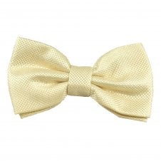 Pale Lemon Yellow Boys Bow Tie