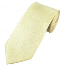Pale Lemon Yellow Men's Tie