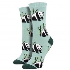 Panda Green Luxury Ladies Socks