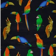 Parrots & Toucans Novelty Pocket Square Handkerchief