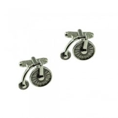 Penny Farthing Bicycle Novelty Cufflinks