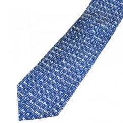 Periodic Table Blue Novelty Tie