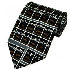 Periodic Table Silk Novelty Tie