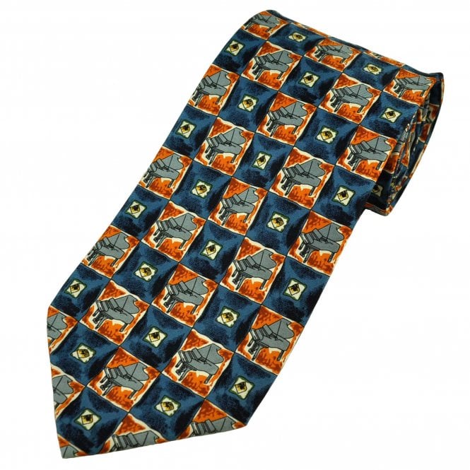 Pianos in Squares Men's Novelty Tie
