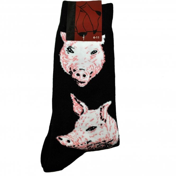 Pig Faces Men's Novelty Socks