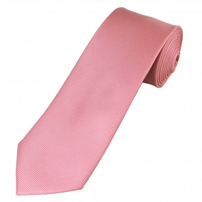 Pink Micro Woven Patterned Men's Tie
