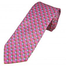 Pink Sea Lions Men's Novelty Tie