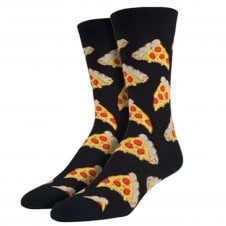 Pizza Black Luxury Men's Socks