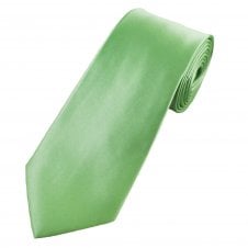 Plain Autumn Sage Green Extra Long Tie