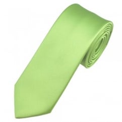 Plain Avocado Green 6cm Skinny Tie