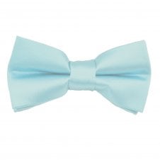 Plain Baby Blue Boys Bow Tie