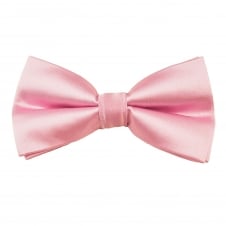 Plain Baby Pink Bow Tie