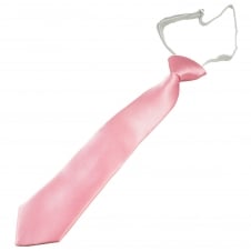 Plain Baby Pink Boys Tie - 6 Months to 4 Years