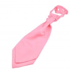 Plain Baby Pink Men's Scrunchie Wedding Cravat