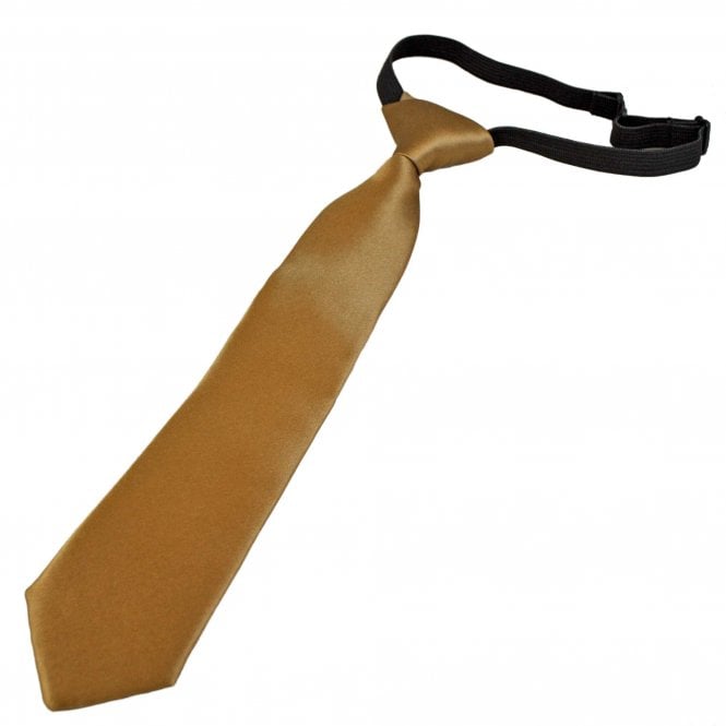 Plain Beige Boys Tie - 6 Months to 4 Years