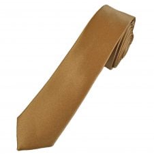 Plain Beige Boys Tie