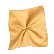 Plain Beige Silk Pocket Square Handkerchief by Tresanti