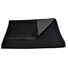 Plain Black with Black Trim Autumn Winter Luxury Soft Feel Scarf