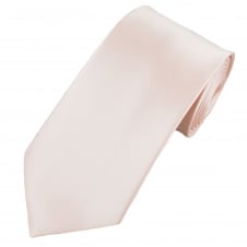 Plain Blush Extra Long Tie