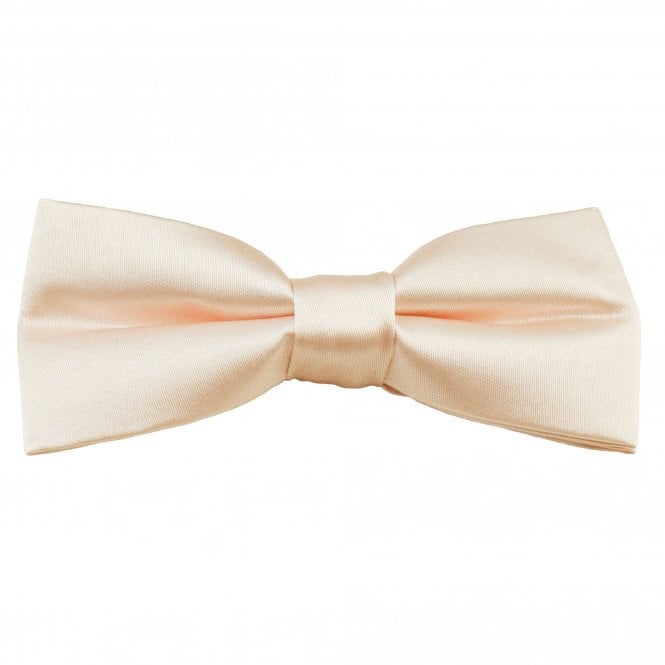 Plain Blush Ivory Men's Bow Tie